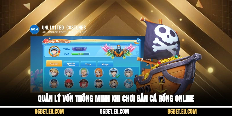 Quản lý vốn thông minh khi chơi bắn cá rồng online